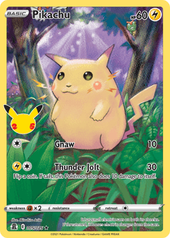 Pikachu card