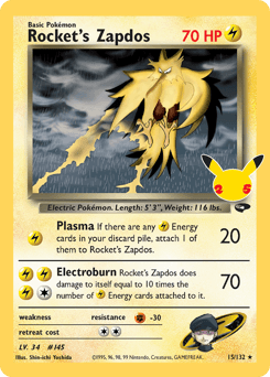 Rocket's Zapdos card
