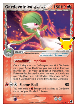 Gardevoir ex δ card