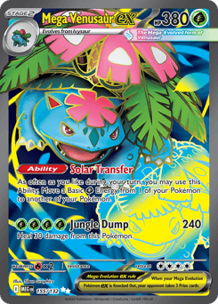 Mega Venusaur ex card
