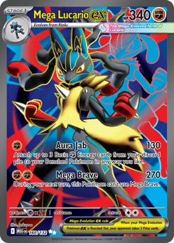 Mega Lucario ex card