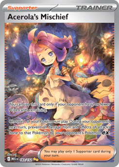 Acerola's Mischief card