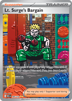Lt. Surge's Bargain card