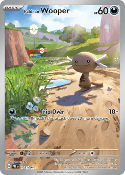 Paldean Wooper card