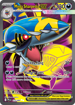 Mega Sharpedo ex card