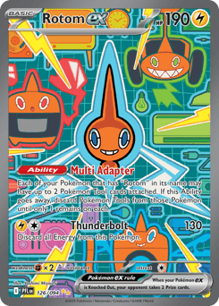 Rotom ex card