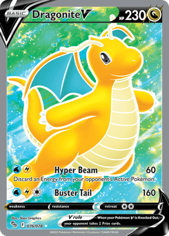 Dragonite V card