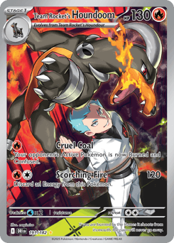 Team Rocket's Houndoom card