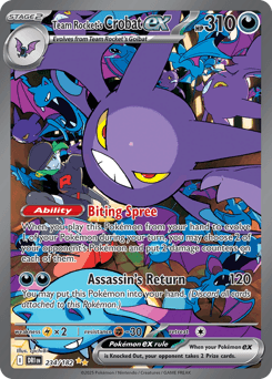 Team Rocket's Crobat ex card
