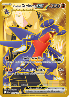 Cynthia's Garchomp ex card