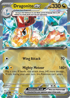 Dragonite ex card