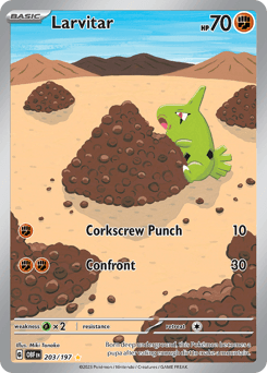 Larvitar card