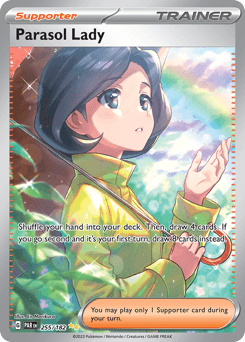 Parasol Lady card