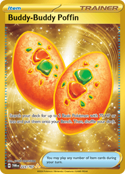 Buddy-Buddy Poffin card