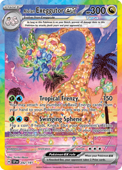 Alolan Exeggutor ex card