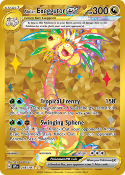 Alolan Exeggutor ex card