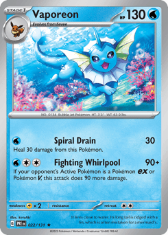Vaporeon [Master Ball] card