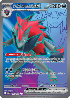 N's Zoroark ex card