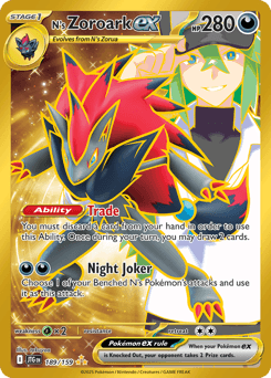 N's Zoroark ex card