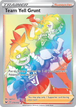 Team Yell Grunt card
