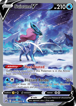 Suicune V card