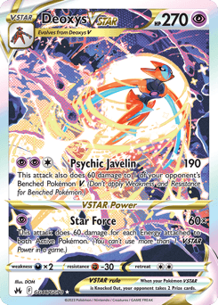 Deoxys VSTAR card