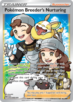 Pokémon Breeder's Nurturing card