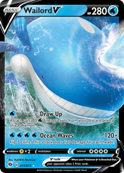 Wailord V card