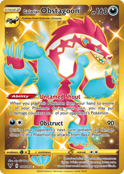 Galarian Obstagoon card