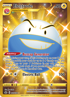 Electrode card
