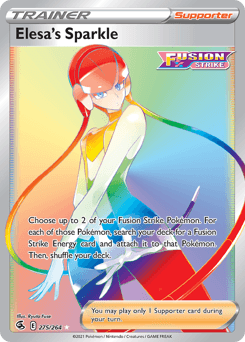 Elesa's Sparkle card