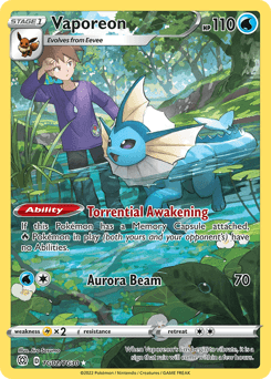 Vaporeon card