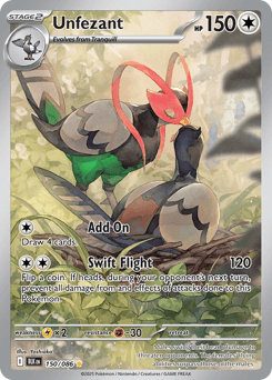 Unfezant card