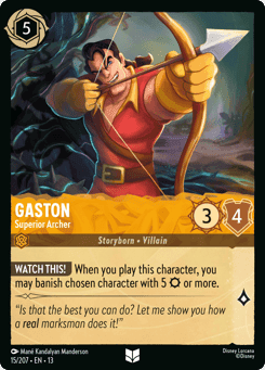 Gaston - Superior Archer card