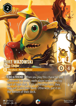 Mike Wazowski - Heroic Climber card