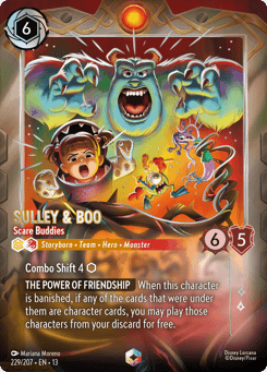 Sulley & Boo - Scare Buddies card