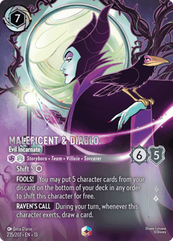 Maleficent & Diablo - Evil Incarnate card