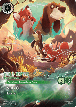 Tod & Copper - Best of Friends card