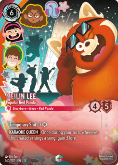 Meilin Lee - Popular Red Panda card