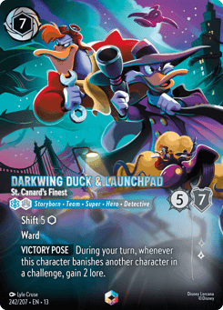 Darkwing Duck & Launchpad - St. Canard's Finest card