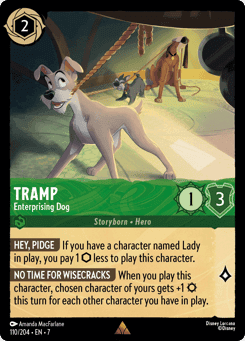 Tramp - Enterprising Dog card