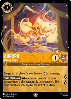 Aurora - Waking Beauty card