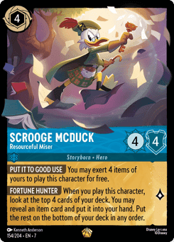 Scrooge McDuck - Resourceful Miser card