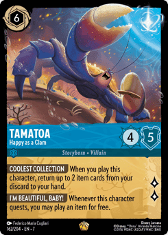 Tamatoa - Happy as a Clam card