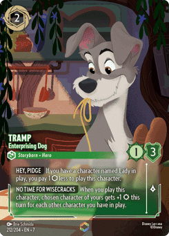 Tramp - Enterprising Dog card