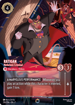 Ratigan - Nefarious Criminal card