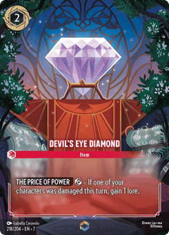 Devil's Eye Diamond card