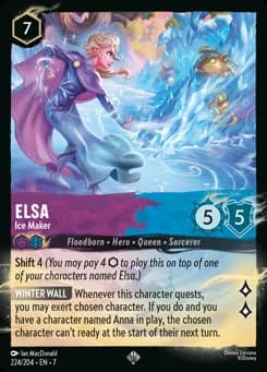 Elsa - Ice Maker card