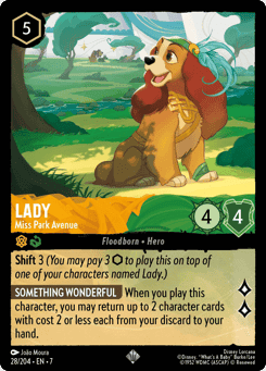 Lady - Miss Park Avenue card