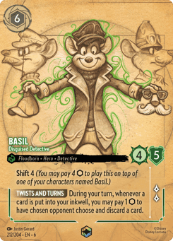 Basil - Disguised Detective card